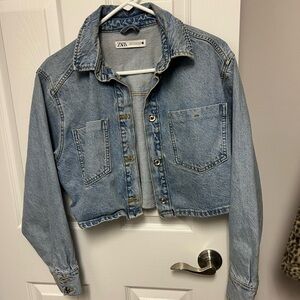 Zara Light Blue Denim Jacket